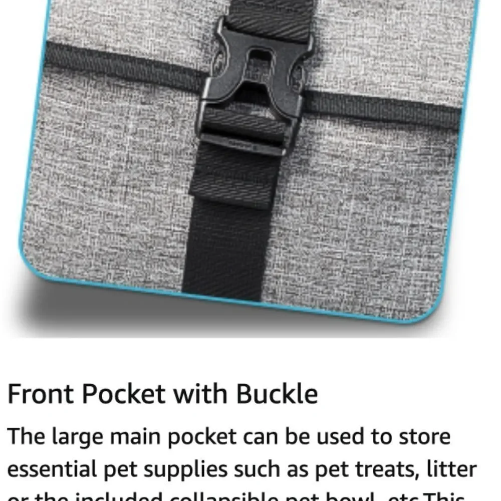 Ventilated Design Breathable, Pet Carrier Backpack for Dogs, Cats, with Pet Bow